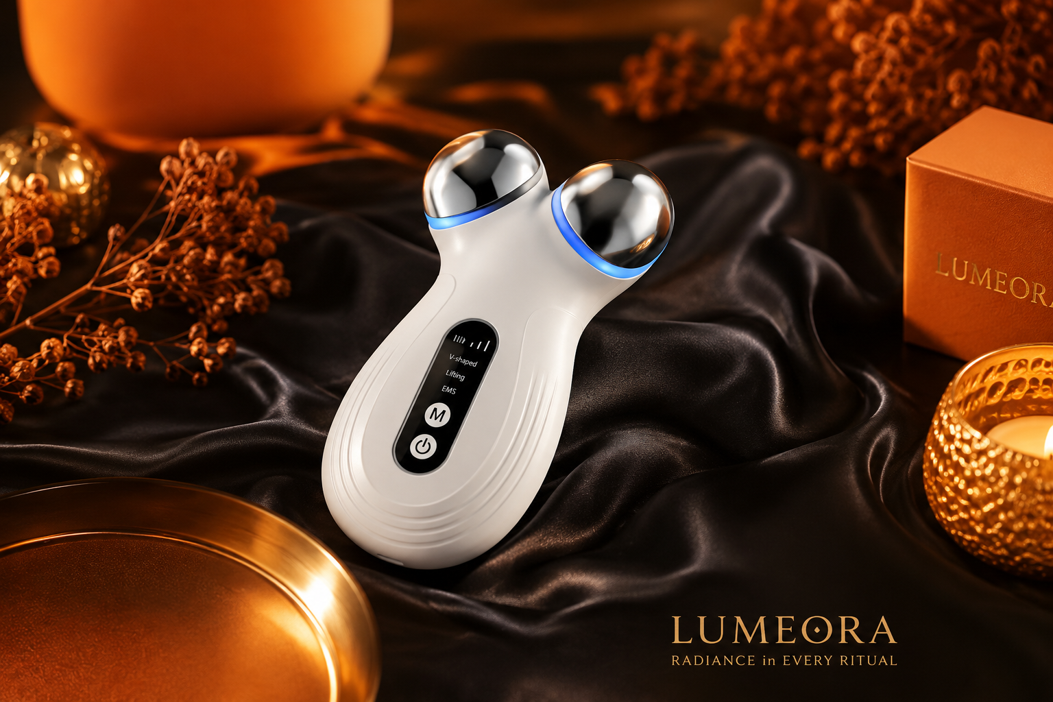Lumeora Microcurrent Facial Sculpting Device - Anti - Aging & Firming